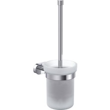 Line Bathroom Venüs Tuvalet Fırçalık (Buzlu Cam) Krom