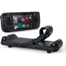 Özbience Siyah Silikon Koruyucu Kılıf, Steam Deck Oled/lcd Uyumlu, Şık ve Dayanıklı