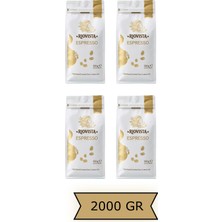 Riovista Medium Espresso Blend Çekirdek Kahve - Yüksek Krema ve Yoğun Gövde 2000GR