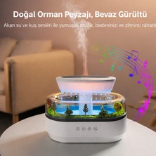Linalp Su Damlacıklı Oda Nemlendirici Gece Lambası Dokunmatik Müzikli Hava Nemlendirici, Aromaterapi Difüzö 865694213SA