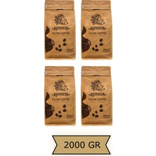 Riovista Öğütülmüş Filtre Kahve - %100 Arabica, Taze Kavrulmuş, Premium Lezzet 2000GR