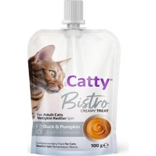 Catty Bistro Ördekli ve Balkabaklı Yetişkin Kedi Krema Ödülü 100 gr