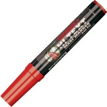 Özbience Kalıcı Kırmızı Marker 12'li Set, Kesik Uç, Yüksek Performans