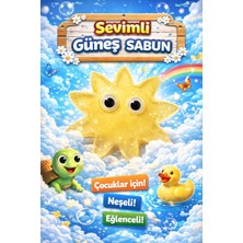 CAN Life Collection Sevimli Güneş Figürlü El Yapımı Gliserin Sabun – Çocuklar Için Eğlenceli & Doğal Sabun