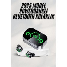 Selfbuysell Yeni Nesil Bluetooth Kulaklık Çağrı Cevaplayabilen Dijital Göstergeli Powerbankli