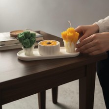 sperolis Dekoratif 4lü Mum Set Kokulu El Yapımı Hediyelik ve Özel Günler