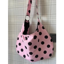 Mute Bag Polka Bag Puantiye Çanta / Puantiyeli Omuz Çantası (28*49)