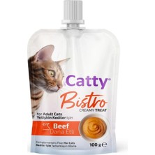 Catty Bistro Dana Etli Yetişkin Kedi Krema Ödülü 100 gr
