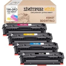 Cekar Store Canon 631CW, 633CDW, MF-651CW, MF-655CDW, MF-655CX, MF-657CDW Muadil Toner 4 Renk