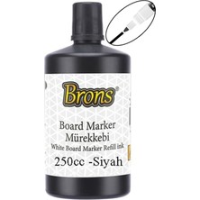 Özbience Siyah Yazı Tahta Kalem Mürekkebi 250ML, Kolay Silinebilir, 1 Adet