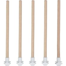 Cekar Store 5'li Pürüzsüz Ahşap Kuş Tüneği 25 cm