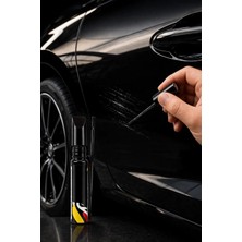 Munico 3 Adet Siyah Araç Çizik Giderici Rötuş Kalemi 5 ml Metalik Siyah Kaporta Tampon Onarım Boya Rötuş