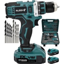 Cekar Store Akülü Matkap 12V, 2 Vitesli Şarjlı Vidalama Seti, 84 Parça Uç Seti Ile, LED Aydınlatmalı, Çift 1500MAH Lityum Iyon Batarya, 10MM Mandren, 2 Yıl Garantili ASR007