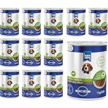 Cekar Store Yavru Köpek Kuzulu ve Jöleli Konserve Mama 400 gr x 12 Adet