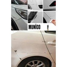 Munico Metalik Beyaz Araç Rötuş Kalemi Kaporta Çizik Kaporta Tampon Onarım Boya Kalemi Her Koda Uygun