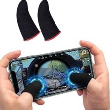 Özbience Konforlu Mobil Oyun Parmak Eldivenleri, Süper Pubg, Karbon Fiber Kumaş