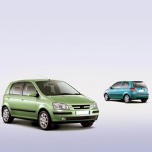 Cekar Store Sol Sürücü Tarafı Güneşlik Gri Renk Hyundai Getz ile Uyumlu 2003-2011