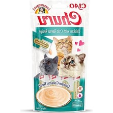 Cekar Store Ciao Churu Cream Tavuklu ve Yengeçli Sıvı Kedi Ödül Maması 14 gr 4 Adet