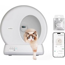 Cekar Store Ubpet C10 Pro Kameralı Akıllı Kedi Tuvaleti – Entegre Hd Kameralı, Otomatik Temizleme, Mobil Uygulama Kontrolü, Akıllı Sensörler, Sessiz Çalışma, Geniş Iç Hacim, Koku Hediyeli