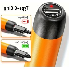 Cekar Store Şarjlı Dijital Ekranlı Havya Seti 420°C Ayarlanabilir Sıcaklık Type-C Hızlı Şarj