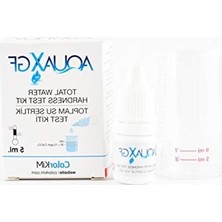 Cekar Store Yerli 5 ml Aquax@gf- Toplam Su Sertliği Test Kiti.su Kalitenizi Kolay, Hızlı ve Doğru Ölçün