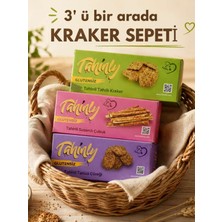 Tahinly Tuzlu Kraker- Glutensiz  Atıştırmalık - Tahıllı - Susamlı - Tarsus Çöreği Bir Arada