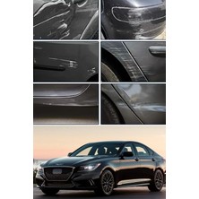 Munico 3 Adet Araç Oto Rötuş Kalemi 5 ml Metalik Siyah Kaporta Tampon Çizik Dayanıklı Boya Metalik Siyah