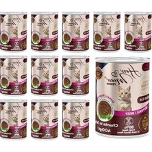 Cekar Store Yetişkin Kedi Biftekli ve Jöleli Konserve Mama 400 gr x 12 Adet