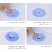 Cekar Store Promosyonca Lavabo ve Küvet Tıkacı (Mavi)