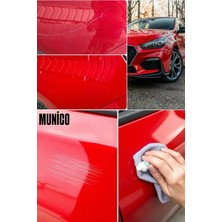 Munico 2 Adet Kırmızı 5 ml Kaporta Tampon Çizik Onarıcı Dayanıklı Boya Kalemi Tüm Araçlara Oto Rötuş Kalemi