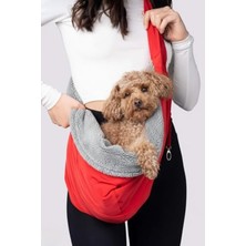 Cekar Store Peluş Astarlı Köpek Ana Kucağı Çanta Kırmızı          [enerji Sınıfı A]