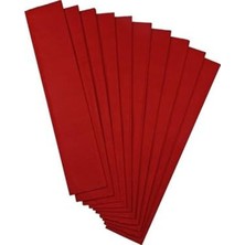 Cekar Store Benim Marifetlerim - Kırmızı Krapon Kağıdı 50 cm x 200 cm