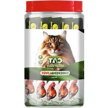 Cekar Store Cat Sıvı Kedi Ödülü Tavuk - Ciğer 30X15 gr