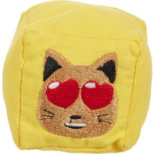 Cekar Store Kedi Suratlı Küp Şekilli Kedi Oyuncağı, 6 cm          [enerji Sınıfı A]