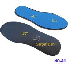 Mawrond Üstü Hakiki Deri, Altı Antibakteriyel Eva, Yumuşak, Düz, Kalın Olmayan( Teki 5 Mm) , Kokulu, Deri Ayakkabı Tabanlığı ( 1çift)