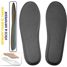 Mawrond Rahat, Yumuşak, Ayağın Şeklini Alan, Memory Foam Insole, Spor, Casual Ayakkabı Tabanlığı ( Siyah )