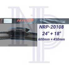 NRP Silecek Süpürgesi Muz (Tk) 24" + 18" 600MM + 450MM 16MM Dacıa Duster 2017- (1 Tk )
