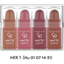Golden Rose Matte Lipstick Mini - Mıx 1