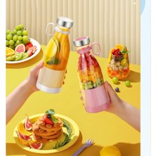 Özbience Renkli Kablosuz Mini 350ML Meyve Sıkıcı, Şarjlı, Pratik ve Taşınabilir