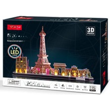 NW NessiWorld 3D Puzzle 115 Parça LED Işıklı