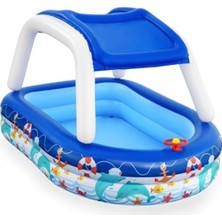 Cekar Store Bestway 7' x 61" x 52"/2.13M x 1.55M x 1.32M Sea Captain Family Pool