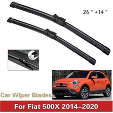 NRP Silecek Süpürgesi Muz (Tk) 26"+14" 650MM+350MM Fıat 500X [334] 14-  Hyundaı İX20 10- Opel Mokka 13- (1 Tk )