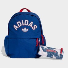 Adidas KE2400 Bp - Pc Mavi Sırt Çantası Cepli Erkek Çocuk İçin Suni Deri Malzeme