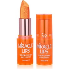 Golden Rose Miracle Lips Color Change Jelly Lipstick 103 Natural Pink -Renk Değiştiren Jel Ruj