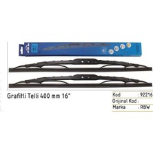 Inwells 400MM Telli Grafitli Silecek Süpürgesi Tk (1 Tk )