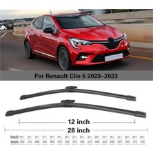 NRP Silecek Süpürgesi Muz (Tk) Renault Clıo V (Bf) (19-) 28''+12'' 700MM+300MM (1 Tk )