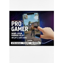 Özbience Yumuşak Kumaş Fiber Oyun Parmak Eldiveni Çift, Rahat ve Esnek Kullanım