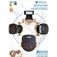 Regen Rgn-B 32/10 Bronz 150 Watt Frekans Konvertörlü Sirkülasyon Pompası (2" - 1 1/4") 8 M3 Debi - 10 Mss Basınç