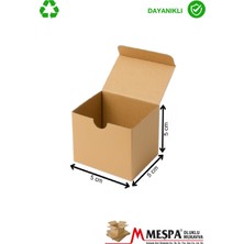 Meşpa Ambalaj 5 x 5 x 5 cm Kargo Kutusu 25 Adet – Karton Ürün Gönderim ve Paketleme Kutusu