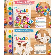 Liya3D Hayvan Figürlü Boyama Seti